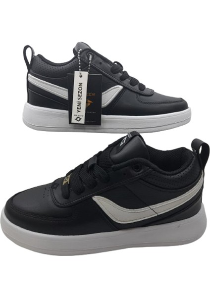 Unisex Siyah Günlük Sneaker Ayakkabı