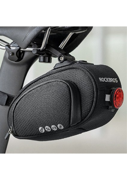 Yağmur Geçirmez Bisiklet Çantası Darbeye Dayanıklı Bisiklet Sele Çantası Yansıtıcı Arka Büyük Kapasiteli Koltuk Sonrası Bisiklet Çantası Aksesuarları (Yurt Dışından) fiyatları