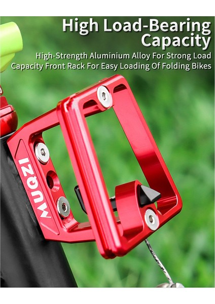 Ön Taşıyıcı Çanta Taşıyıcı Blok Için Katlanır Bisiklet Için 3 Delikli Ön Taşıyıcı Adaptör Braketi, Siyah (Yurt Dışından) indirimleri