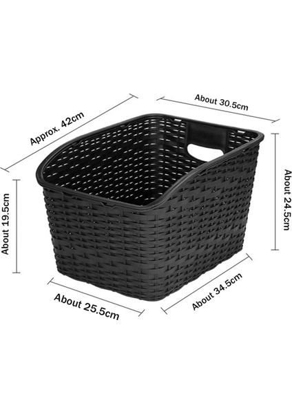 Arka Bisiklet Sepeti Bisiklet Sepeti Arka - Rafa Monte Bisiklet Kargosu, Yetişkin, E-Bisiklet ve Bisikletlerin Arka Rafına Monte Edilir (Yurt Dışından) fırsatları