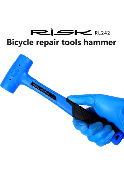 Rısk RL242 Bisiklet Tamir Aracı Orta Braket Fincan Rulman Kaldırma Dağ Bisikleti Tamir Paketi Plastik Çekiç Vurma Çekiç (Yurt Dışından)