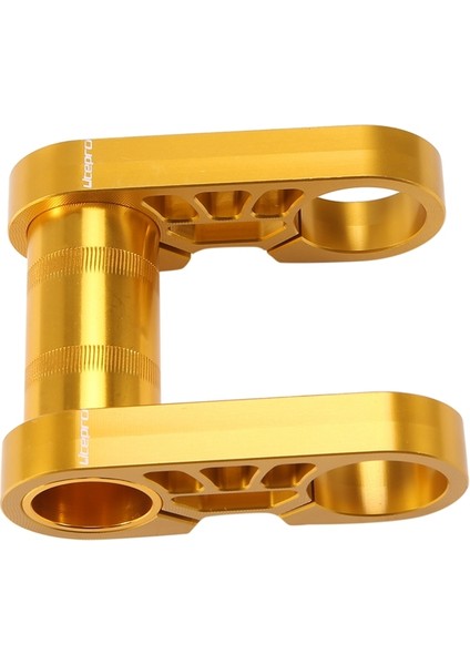 Katlanır Bisiklet Için Çift Kök 31.8mm Genişletilmiş Gidon Sapı Ayarlanabilir Alüminyum Alaşımlı Gövdeler, Altın (Yurt Dışından)
