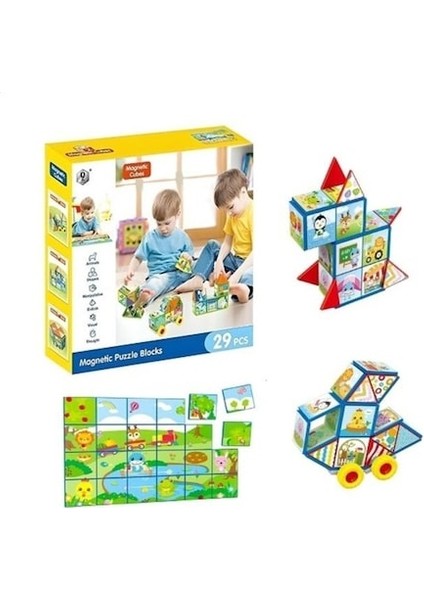 29 Parça Manyetik Zeka Küpü HD350A