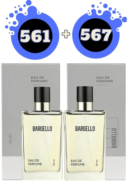 561 Edp Fresh  50 ml + 567 Edp Fresh 50 ml Erkek Parfüm Seti