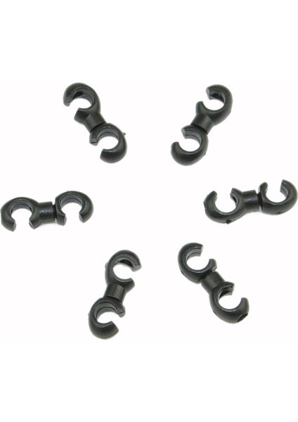 Dağ Bisikleti Yol Bisiklet Boru Hattı Toka Bisiklet Kablo Kelepçesi S-Tipi Kanca Fren Dişli Tokası Kablo Braketi Siyah (Yurt Dışından)