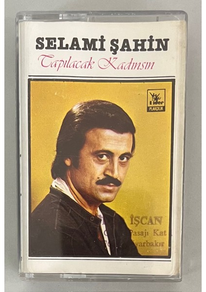 Selami Şahin Tapılacak Kadınsın Kaset (Orjnal 1982 Dönem Kağıt Baskı Kaset Kasete Etiket Yapıştırılmış)