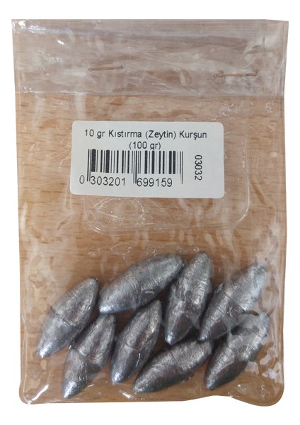 Savex Kıstırma (Zeytin) Kurşun 8 Gram (100gr)