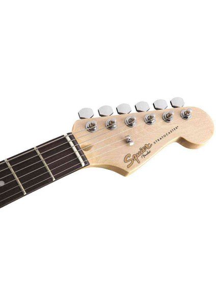 MM Strat Sabit Köprü Siyah Elektro Gitar