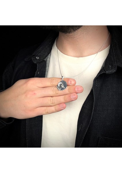 Gümüş Koç Burcu Kolye 925 Ayar Gümüş Unisex Koç Burç Taşsız Özel Tasarım Koç Figürlü Kolye fiyatları