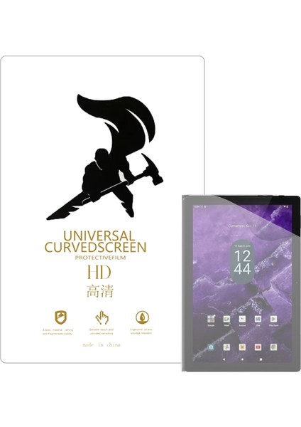 Vorcom Sxpro 10.1 Inch Tablet ile Uyumlu Full Tpu Nano Ön Ekran Koruma Filmi