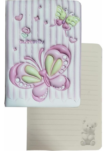 Kabartmalı Not Defteri 1 Adet 96 Yaprak Çizgili Sukuşi Hatıra Defteri Squishy Kız Modeli Hatıra Anı Defteri 13X18 cm