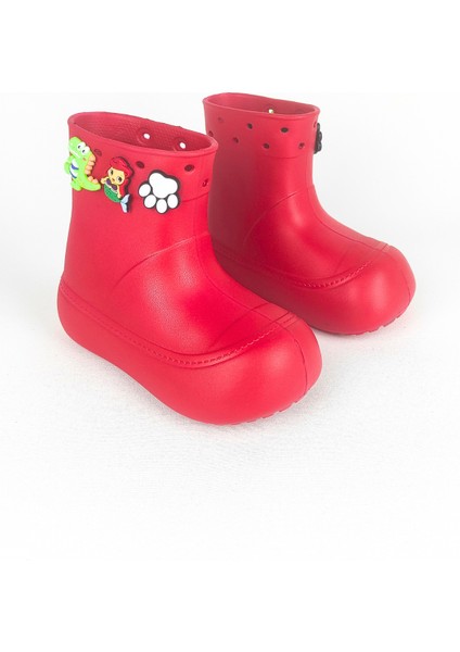 DivaÇizme Kırmızı Çocuk Yağmur Çizmesi-Botu - Su Geçirmez fiyatları