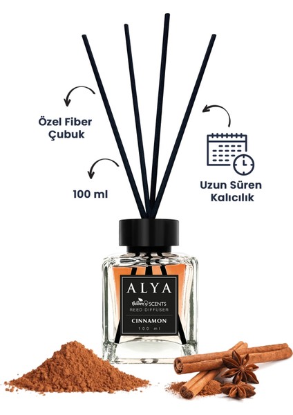 Nature\'s Scents Bambu Çubuklu Oda Kokusu Lilly Of The Valley - Cinnamon - Melon 100 ml x 3 Adet