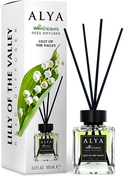 Nature\'s Scents Bambu Çubuklu Oda Kokusu Lilly Of The Valley - Cinnamon - Melon 100 ml x 3 Adet