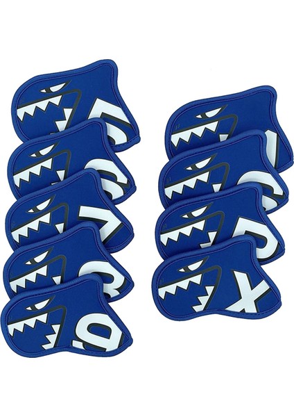 9x Golf Kapakları Etiketleri ile Set Golf Sopaları Kılıf Mavi (Yurt Dışından) modelleri