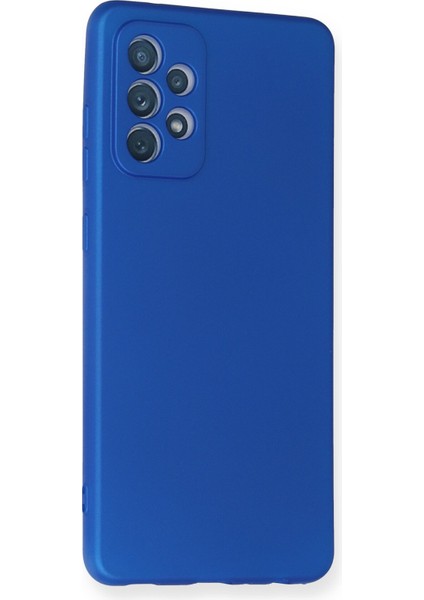 Samsung Galaxy A72 Kılıf Premium Rubber Silikon - Mavi 13