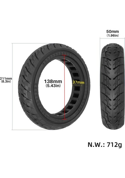 M365 1s Pro Scooter Patlamaya Dayanıklı Lastik Için 81/2x2(50/75-6.1) Off-Road Katı Lastik (Yurt Dışından) modelleri