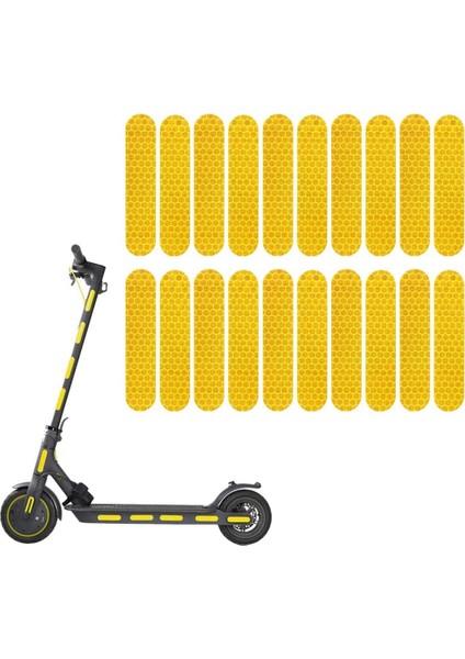20 Adet Yansıtıcı Çıkartmalar Su Geçirmez Uyarı Şeridi Gece Yansıtıcı Çıkartmalar Max G30 Elektrikli Scooter (Yurt Dışından) modelleri
