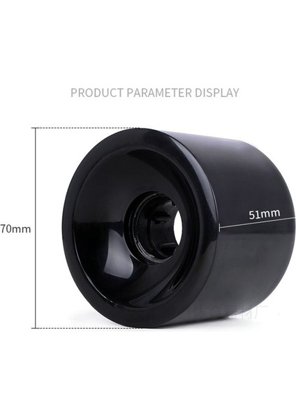 1 Takım Dans Longboard 4 Adet Kaykay Tekerlekleri 8 Rulmanlar Abec-9 70X51MM Pu 78A 75% Ribaund Büyük Boy Tekerlekler (Yurt Dışından)