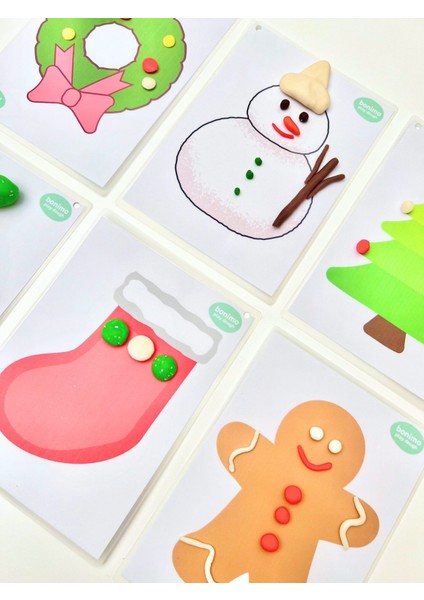 Yeni Yıl Hediyesi Oyun Matı Bonimo Play Dough Doğal Oyun Hamuru
