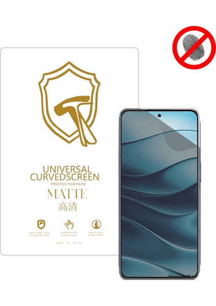 Xiaomi Mi 14 Ultra ile Uyumlu Tpu Nano Mat Ekran Koruma Filmi EKM107