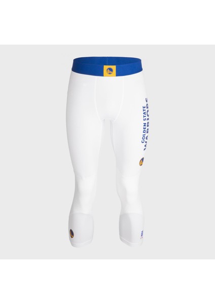 Tarmak Nba Yetişkin 3/4 Basketbol Taytı - Beyaz - 500 Golden State Warriors