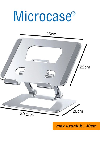 Metal Laptop Tablet Stand Yükseltici Ergonomik Tasarım Laptop Standı - AL4720