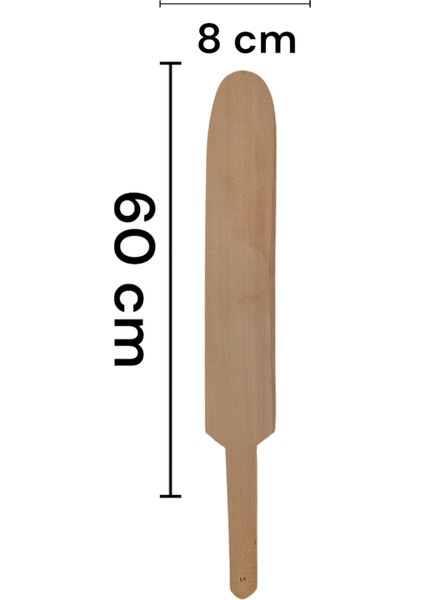 %100 Doğal Ahşap Hamur-Lahmacun-Pide Küreği-Fırın Pizza Küreği- (Kenarları Inceltilmiş)