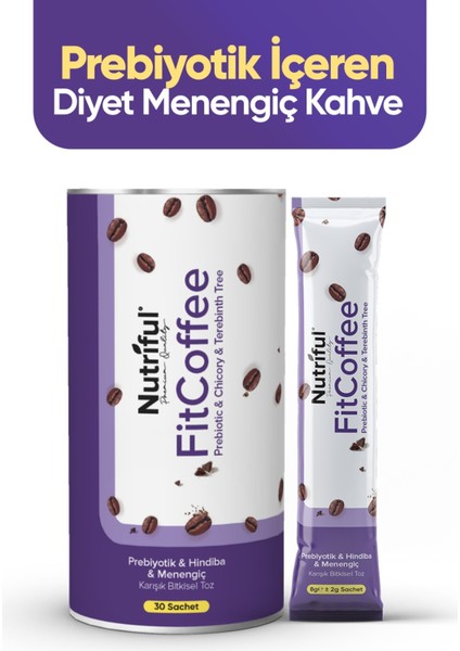 Fitcoffee Prebiyotik,Hindiba Ve Menengiç Kahvesi 30x10gr