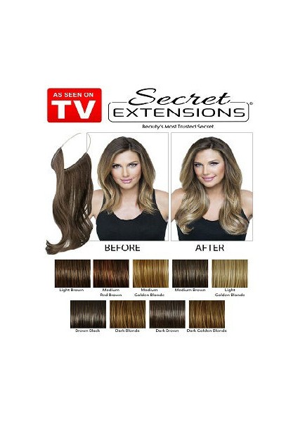 Secret Extensions Sihirli Saçlar - Kızıl Bakır