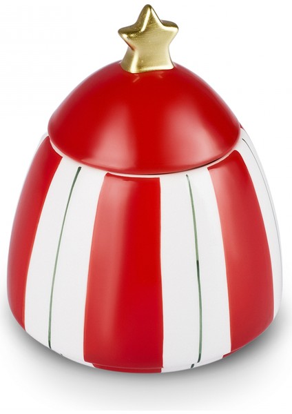 New Year Yılbaşı Candy Stripe Saklama Kabı 470 ml fırsatları