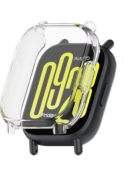 Xiaomi Redmi Watch 5 Active Kasa Koruyucu Ekran Koruyuculu Silikon Şeffaf