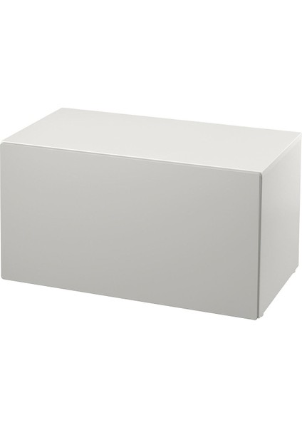 Saklama ünitesi-bank, beyaz-gri, 90x50x48 cm