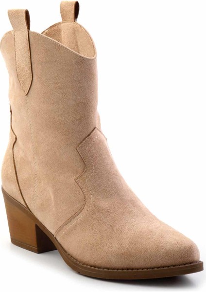 Camel Süet Kadın Bot & Bootie K02069011002