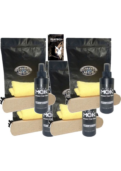 Shoe LFHX0349 Mgk 4tane 150 ml Ayakkabı Temizleyici Sprey Yanında Bez ve Fırça + Yanında Jel