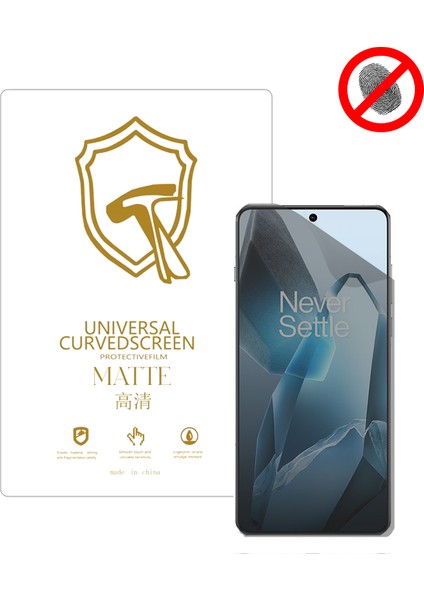 Oneplus 13 ile Uyumlu Tpu Nano Mat Ekran Koruma Filmi EKM107