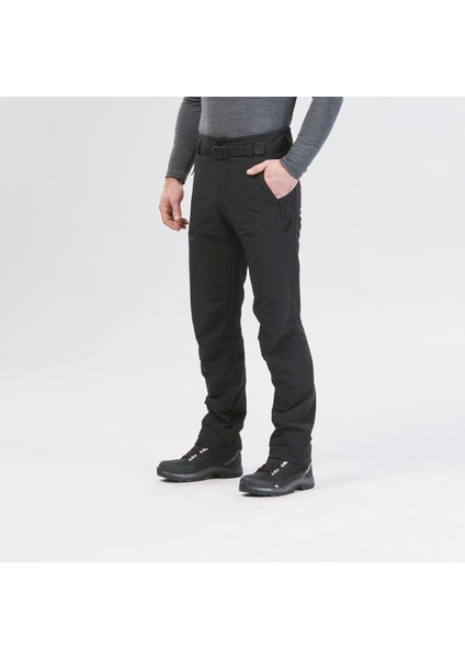 Quechua Erkek Su Tutmaz ve Sıcak Tutan Outdoor Pantolon - Siyah - SH500 Mountain