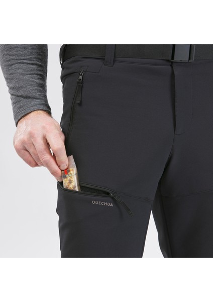 Quechua Erkek Su Tutmaz ve Sıcak Tutan Outdoor Pantolon - Siyah - SH500 Mountain indirimleri