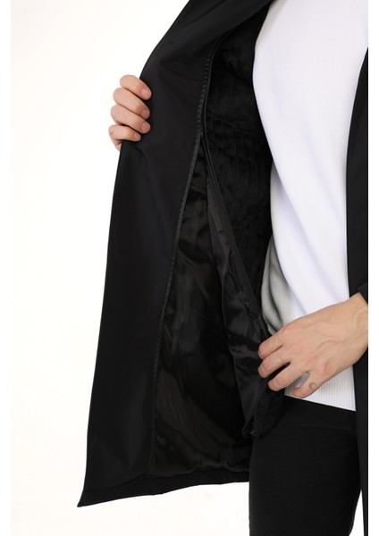 Regular Içi Kürklü Siyah ( Çıkarılabilir Iç Kürk ve Yaka Kürk ) Dizüstü Kaban fırsatları