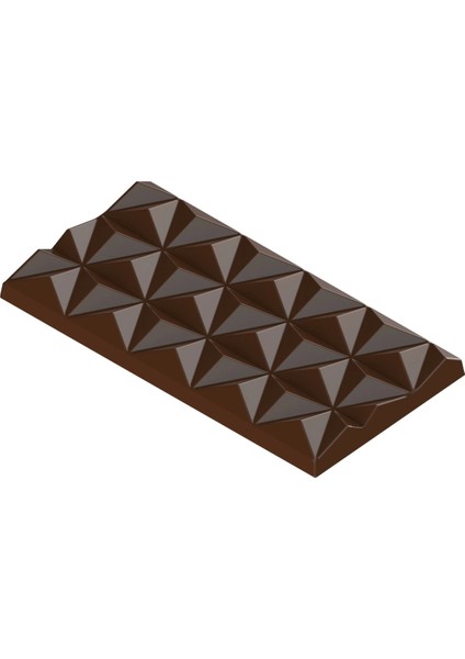 Polikarbon Klasik Tablet Çikolata Kalıbı 88 gr | ML-1021
