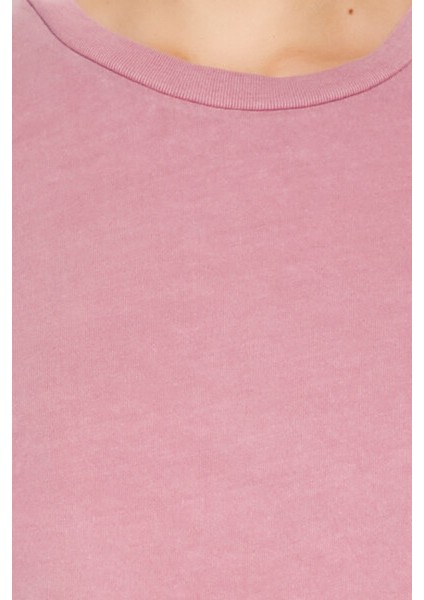 Yuvarlak Yaka Crop T-Shirt modelleri