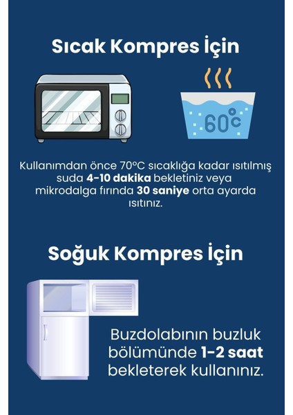 El ve Ayak Bileği Için Termojel Sıcak Soğuk Kompres Buz Jel Bandajı Kumaş Cırtlı Şişlik Giderici