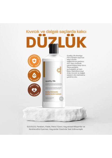 Ql Brezilya Fönü Keratini Kalıcı Saç Düzleştirici 300 ml
