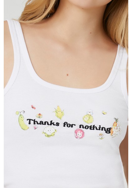 Thanks For Nothing Nakışlı Atlet