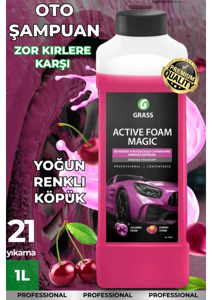 Active Foam Magıc 1l Renkli Köpük Fırçasız Oto Yıkama Şampuanı