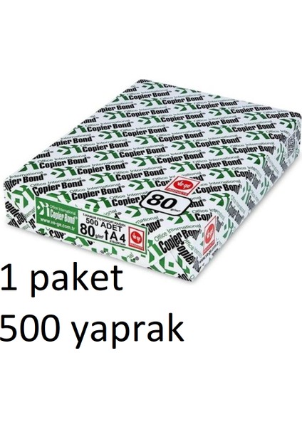 Vege Fotokopi Kağıdı A4 80 gr Copier Bond