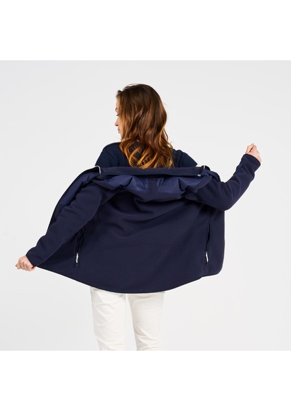 Tribord Kadın Sıcak Tutan Yelkenli Poları - Lacivert - Sailing 500 fırsatları