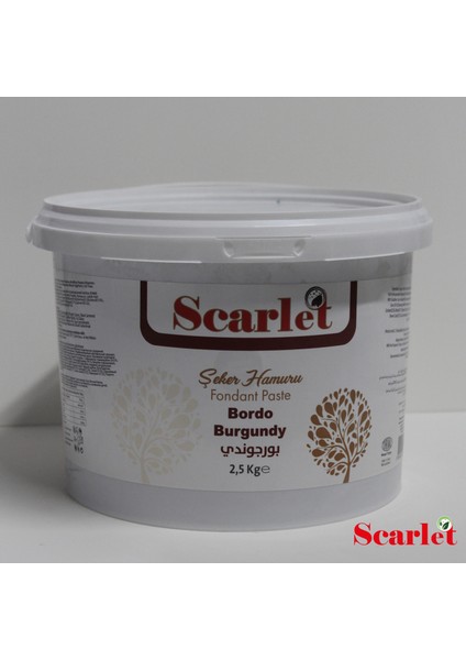 Şeker Hamuru Bordo 2.5 kg