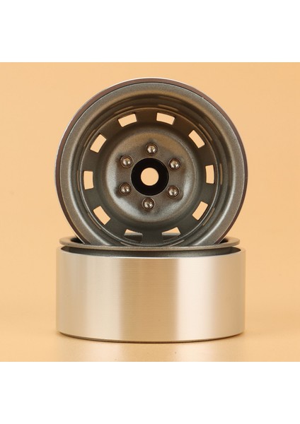 4 Adet 1.9 Metal Beadlock Tekerlek Göbeği Jant 1/10 Rc Paletli Eksenel SCX10 90046 AXI03007 Trx4 D90,2 (Yurt Dışından)
