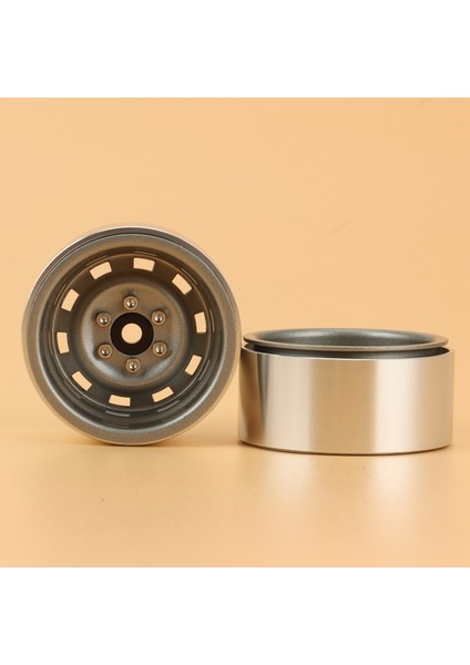 4 Adet 1.9 Metal Beadlock Tekerlek Göbeği Jant 1/10 Rc Paletli Eksenel SCX10 90046 AXI03007 Trx4 D90,2 (Yurt Dışından)